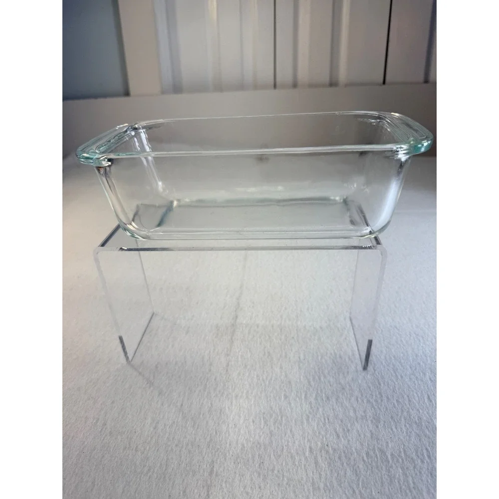 Pyrex Corning 213 Clear Glass Loaf Pan 1.5L Rectangular Baking Dish 22x11x6cm